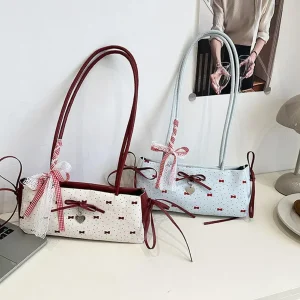 Women's shoulder bag bowtie women's bag