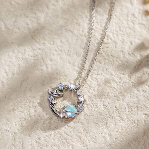 Star and Galaxy Pendant Necklaces for Women Luxury Original Fantasy Choker Necklace
