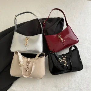 French Hot Selling YSL Glossy Shoulder Bag